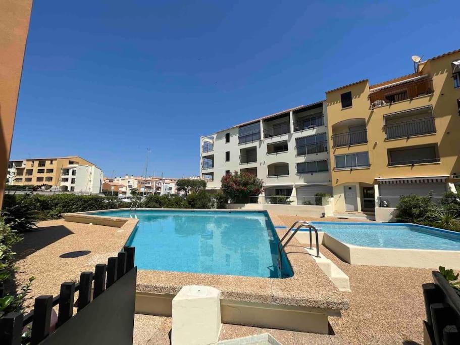 Cap'Nomad Studio Cote Port - Terrasse - Piscine - Parking Agde Exterior photo